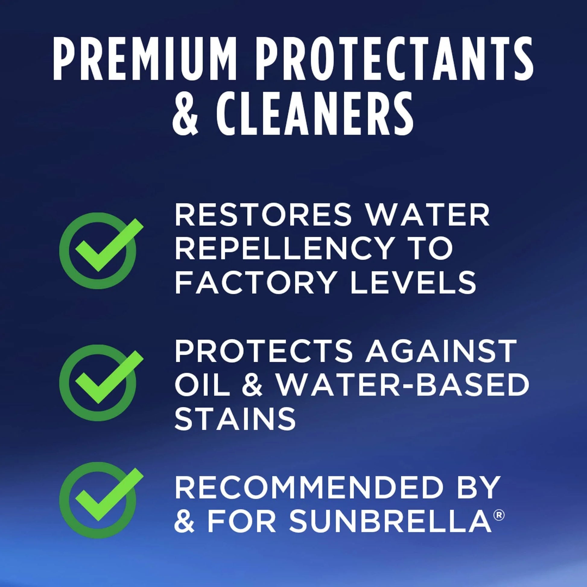 Marine Fabric Guard - Restores Water and Stain Repellency to Factory New Levels, Simple and Easy to Use, Manufacturer Recommended, Safe for All Fabrics, 1 Gallon (30674)