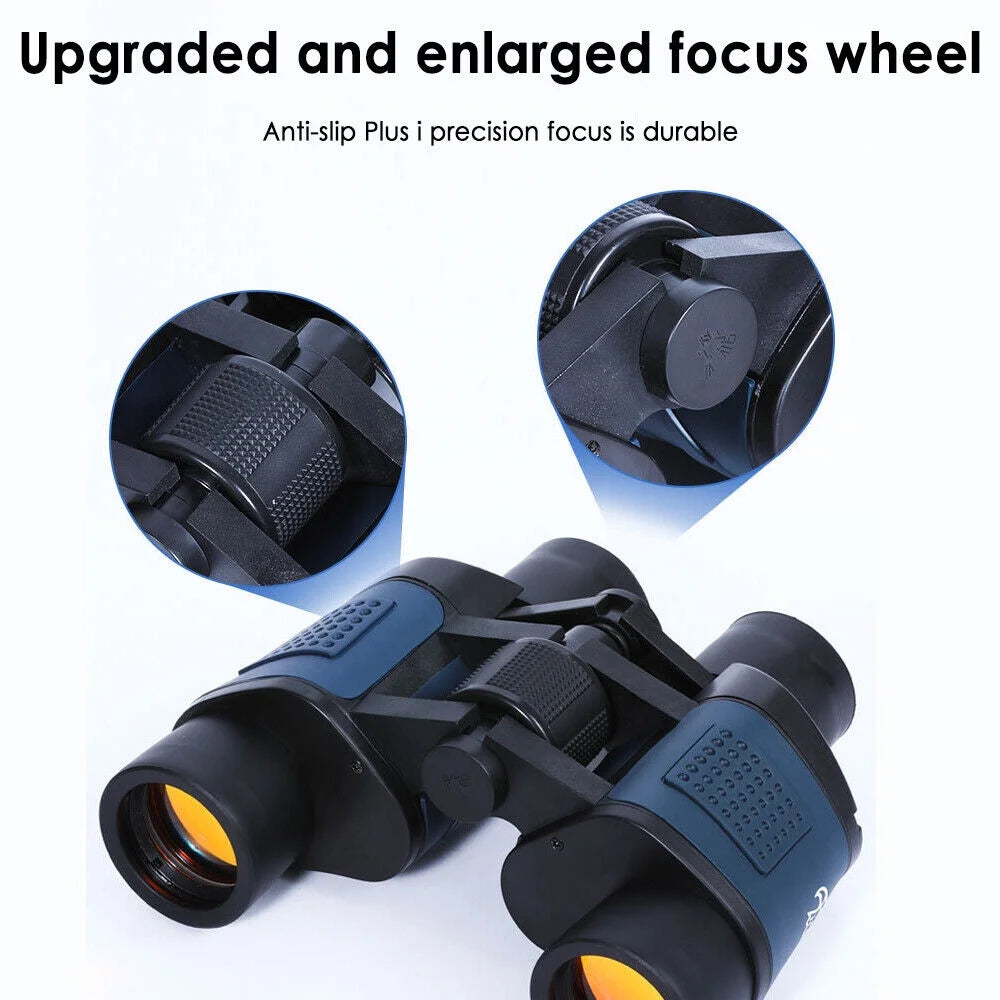 60X60 Binoculars Day and Night Vision BAK4 Prism High Power Can Be Sightseeing