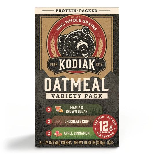 Protein-Packed Instant Oatmeal Packets, Variety Pack, 1.76 Oz, 6 Count