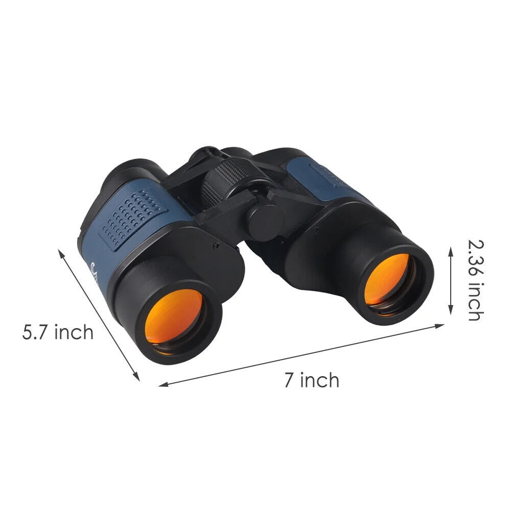 60X60 Binoculars Day and Night Vision BAK4 Prism High Power Can Be Sightseeing