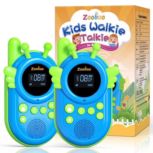 Walkie Talkies for Kids, 3KM Walkie Talkies Long Range, 2 Way Radio, 22 Channels, 2 Pack