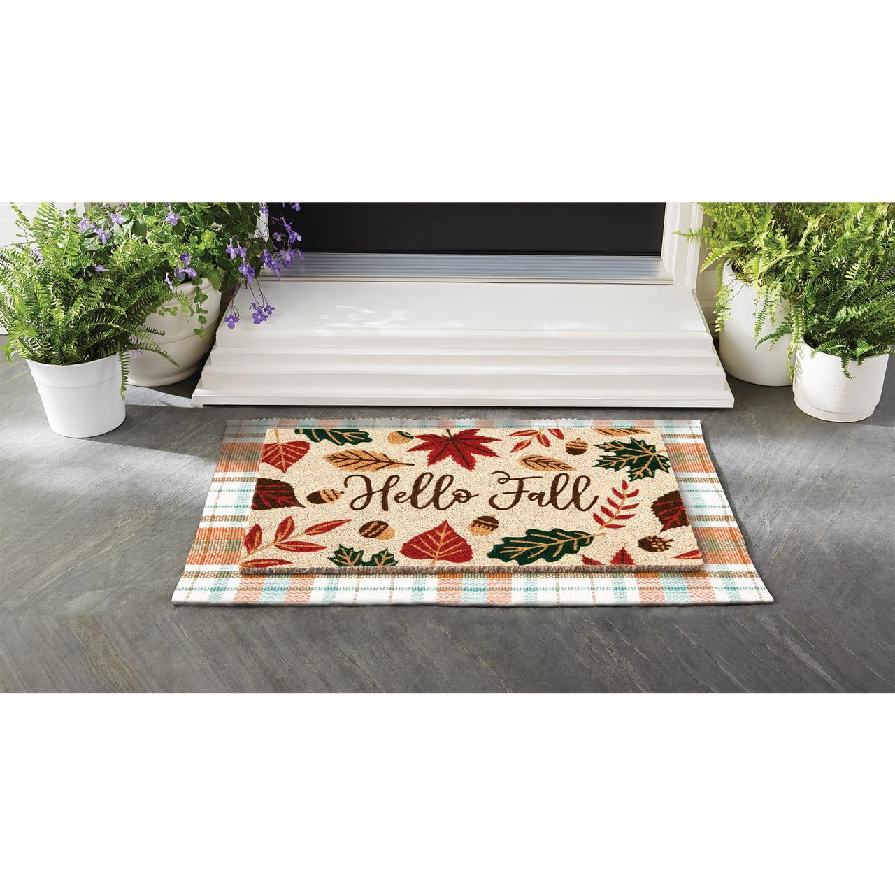 18X30 Hello Fall Outdoor Coir Mat