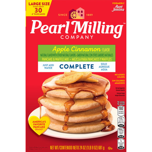 Complete Pancake & Waffle Mix, Apple Cinnamon, 24 Oz (Packaging May Vary)