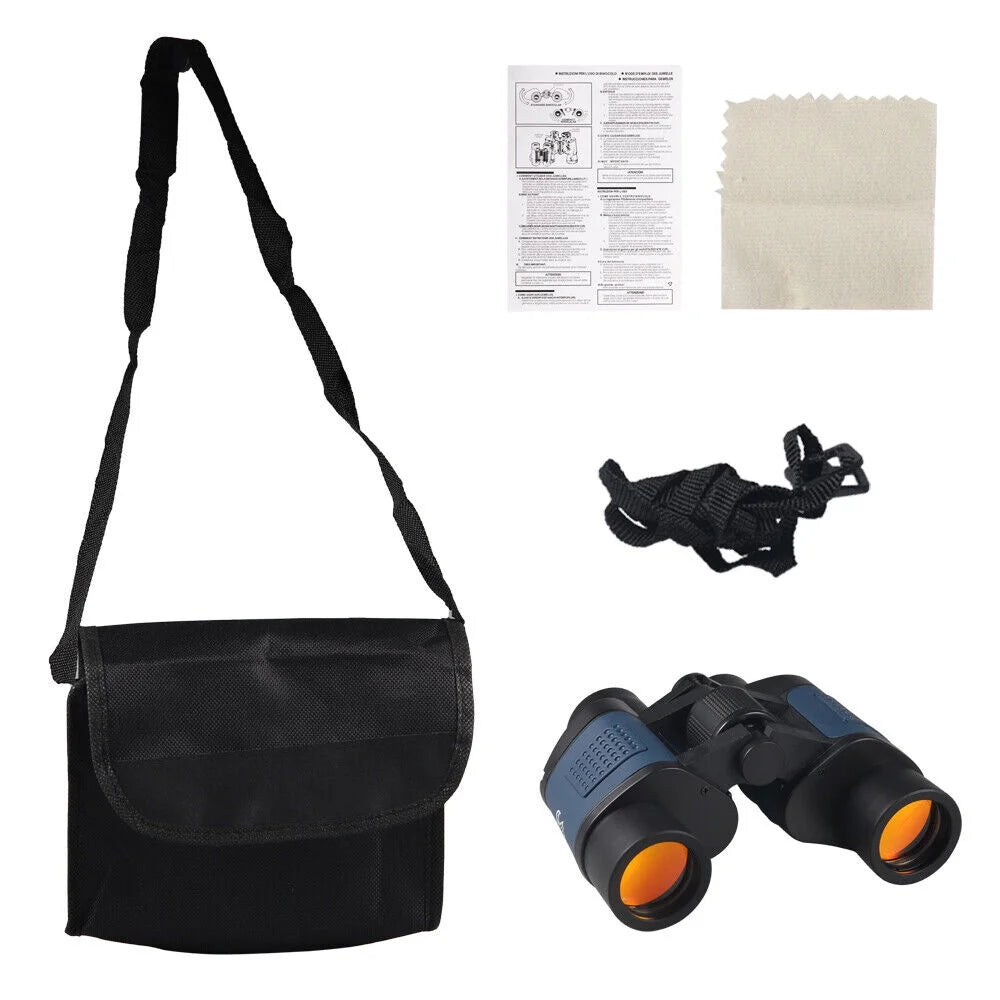 60X60 Binoculars Day and Night Vision BAK4 Prism High Power Can Be Sightseeing