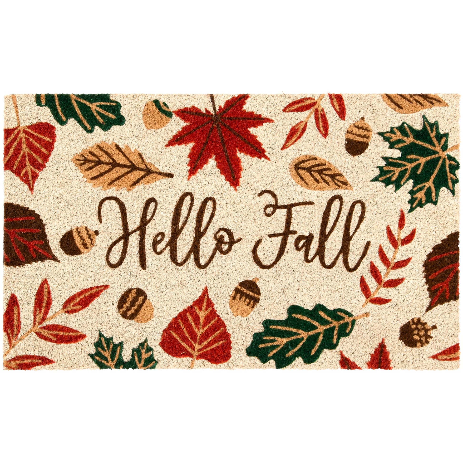 18X30 Hello Fall Outdoor Coir Mat