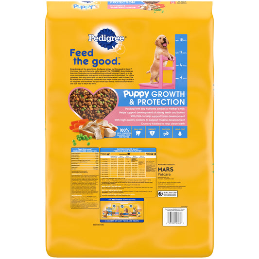 Puppy Growth & Protection Dry Dog Food Chicken & Vegetable Flavor, 14 Lb. Bag